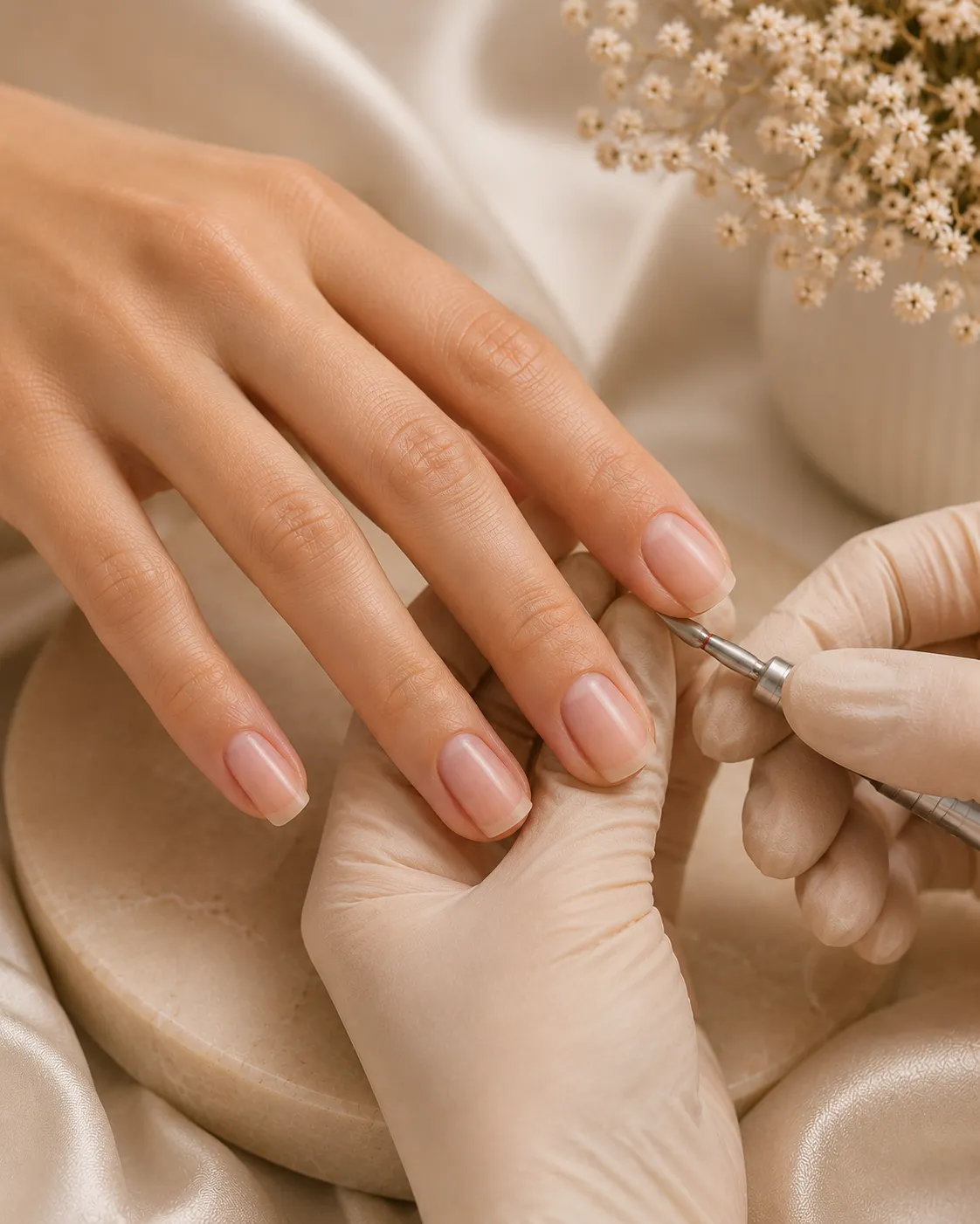 Manicura rusa (sin esmalte)